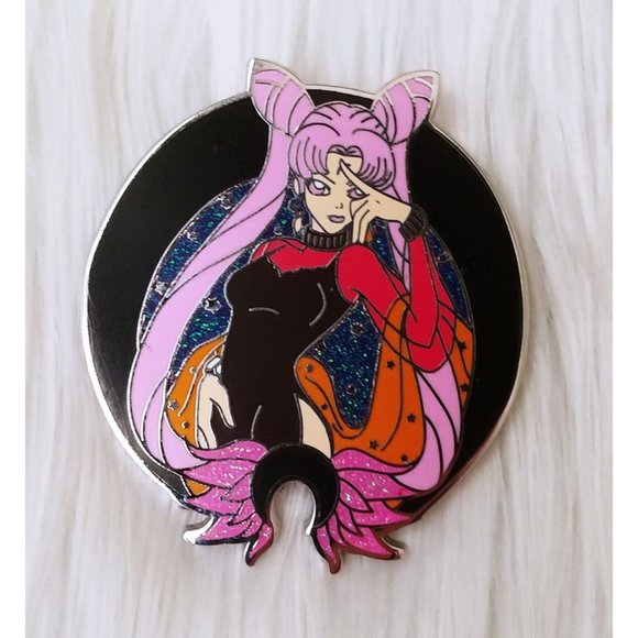 Sailor Dark Lady Chibiusa Enamel Pin - Picture 1 of 6